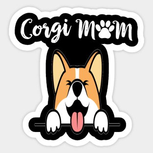 Corgi Mom (187) Sticker